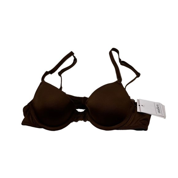 Auden Women's Size 32AA Bra Light Lift T-Shirt Convertible Straps Brown New - Picture 1 of 14